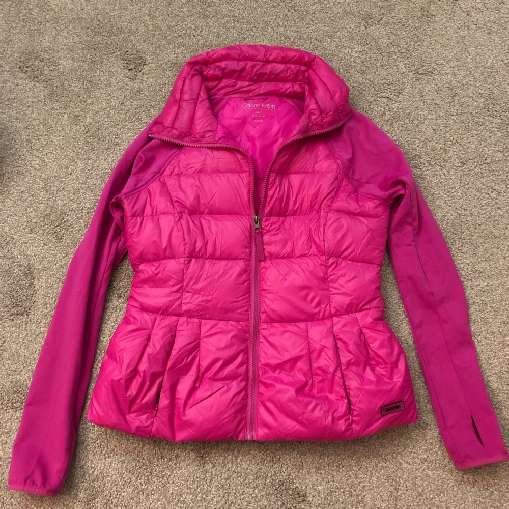 Calvin Klein Performance Puffer Down Workout Coat